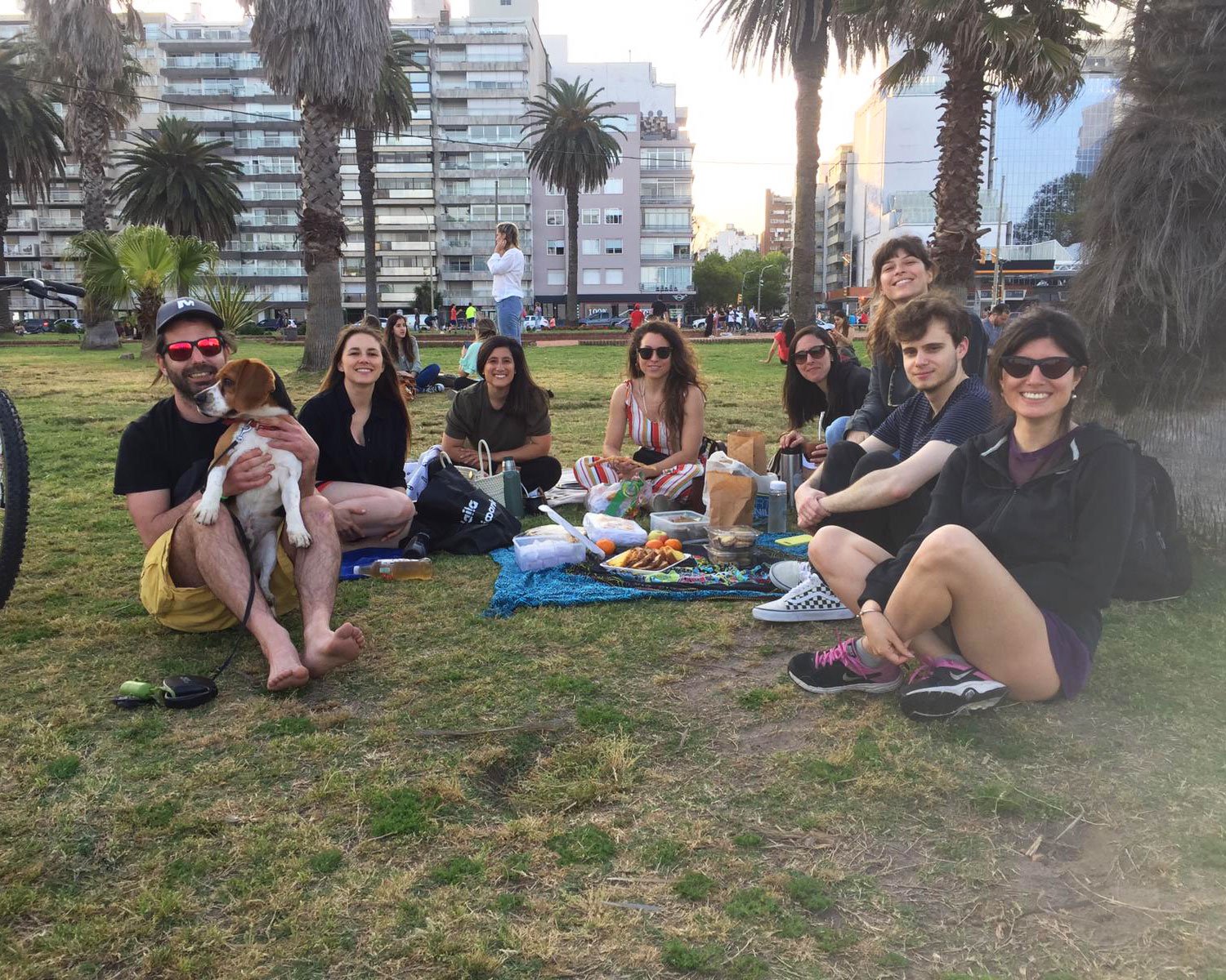 AMEBA - Algunos_miembros_del_equipo_disfrutando_de_un_picnic_en_la_rambla